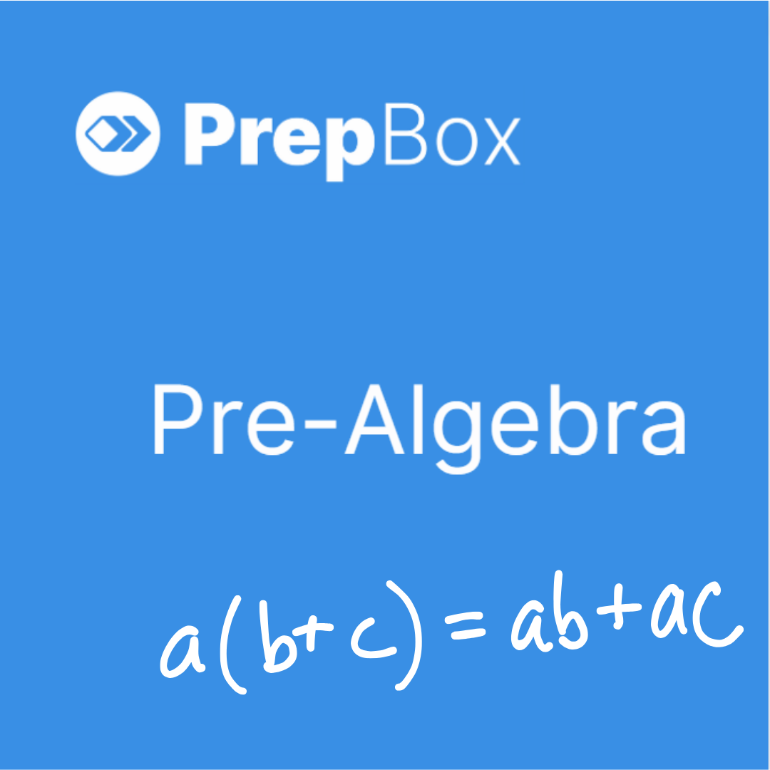 Our PrepBox Pre-Algebra workbook